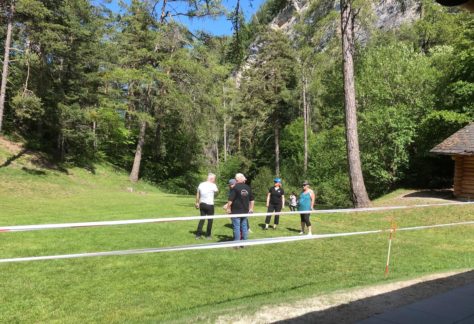 Partie de pétanque