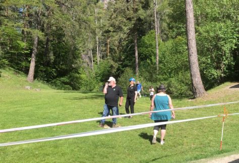 Partie de pétanque