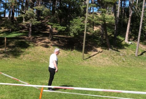 Partie de pétanque