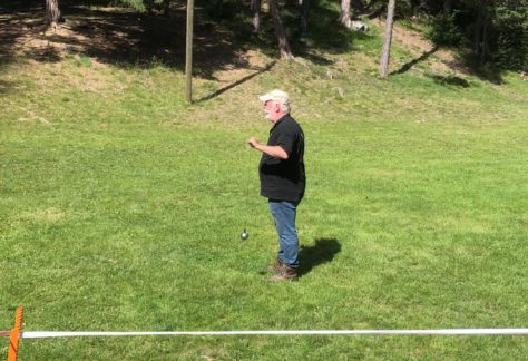 Partie de pétanque